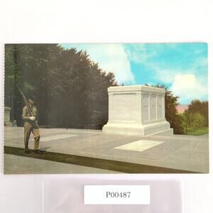 Tomb of the Unknown Soldiers Arlington Virginia National Cemetery 1960s Postcard